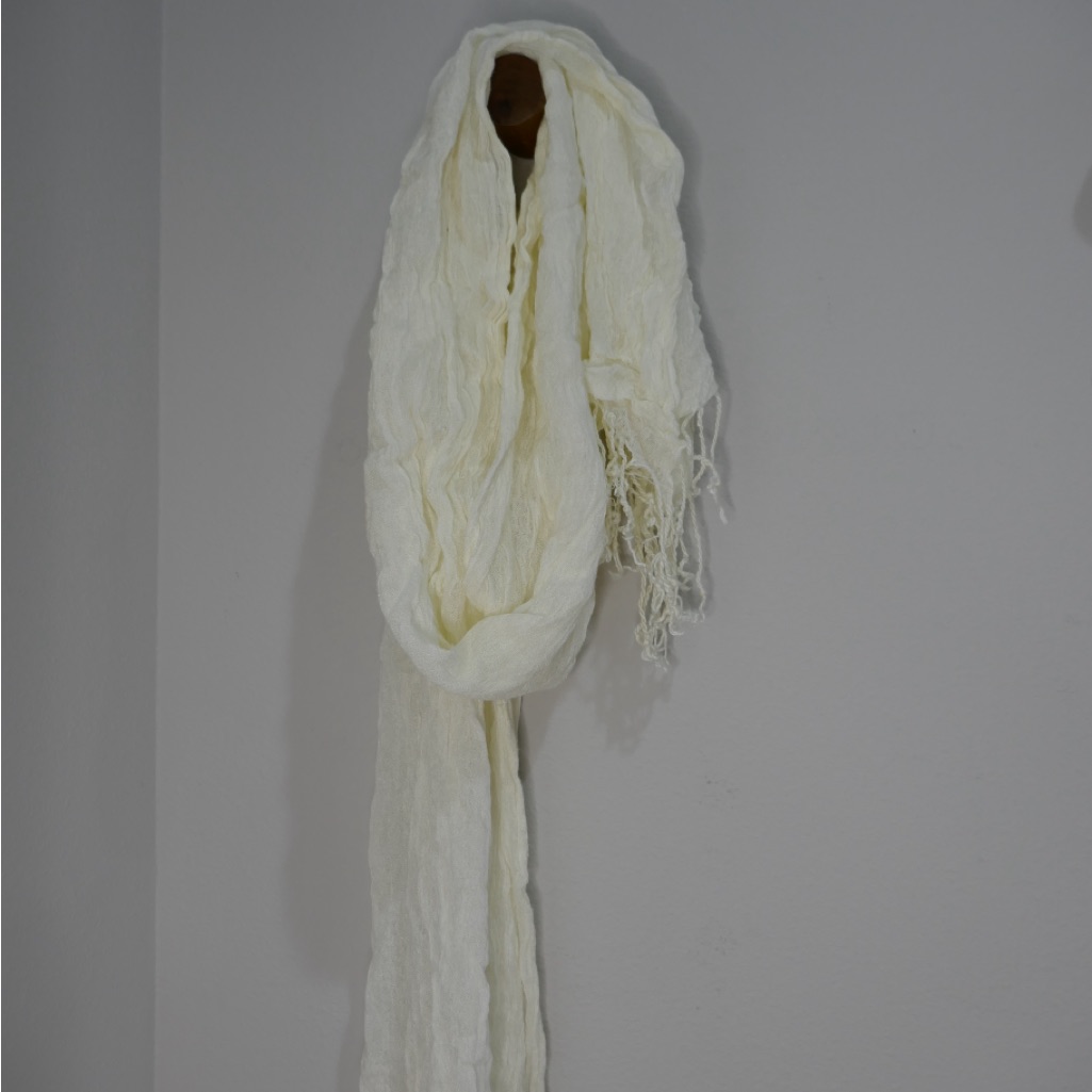 Elegant Cream Scarf